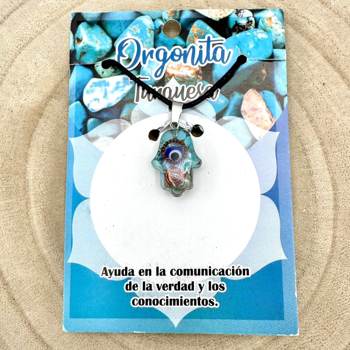 Fio Mão Organita com Olho Turquo (VARIEDADES)