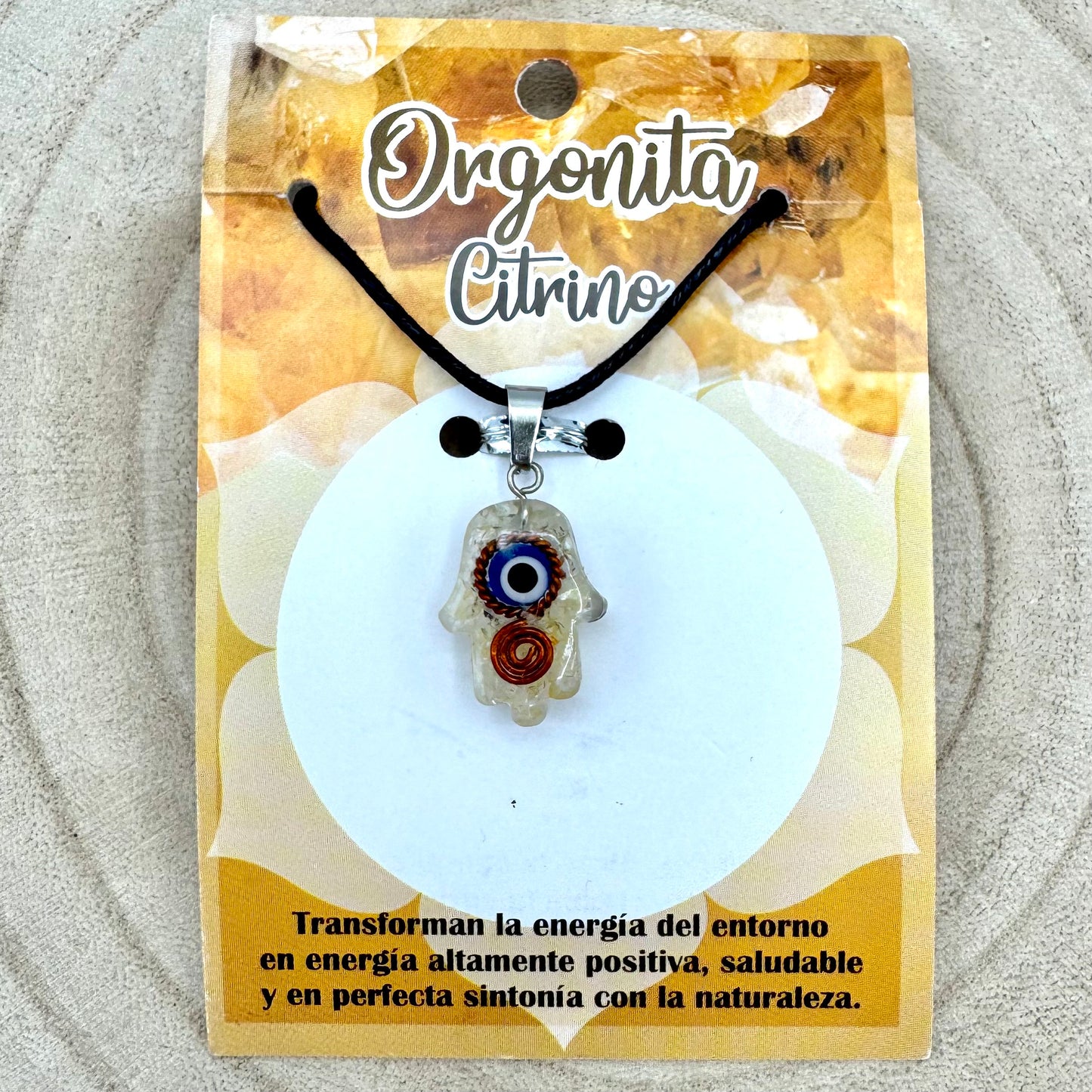 Fio Mão Organita com Olho Turquo (VARIEDADES)