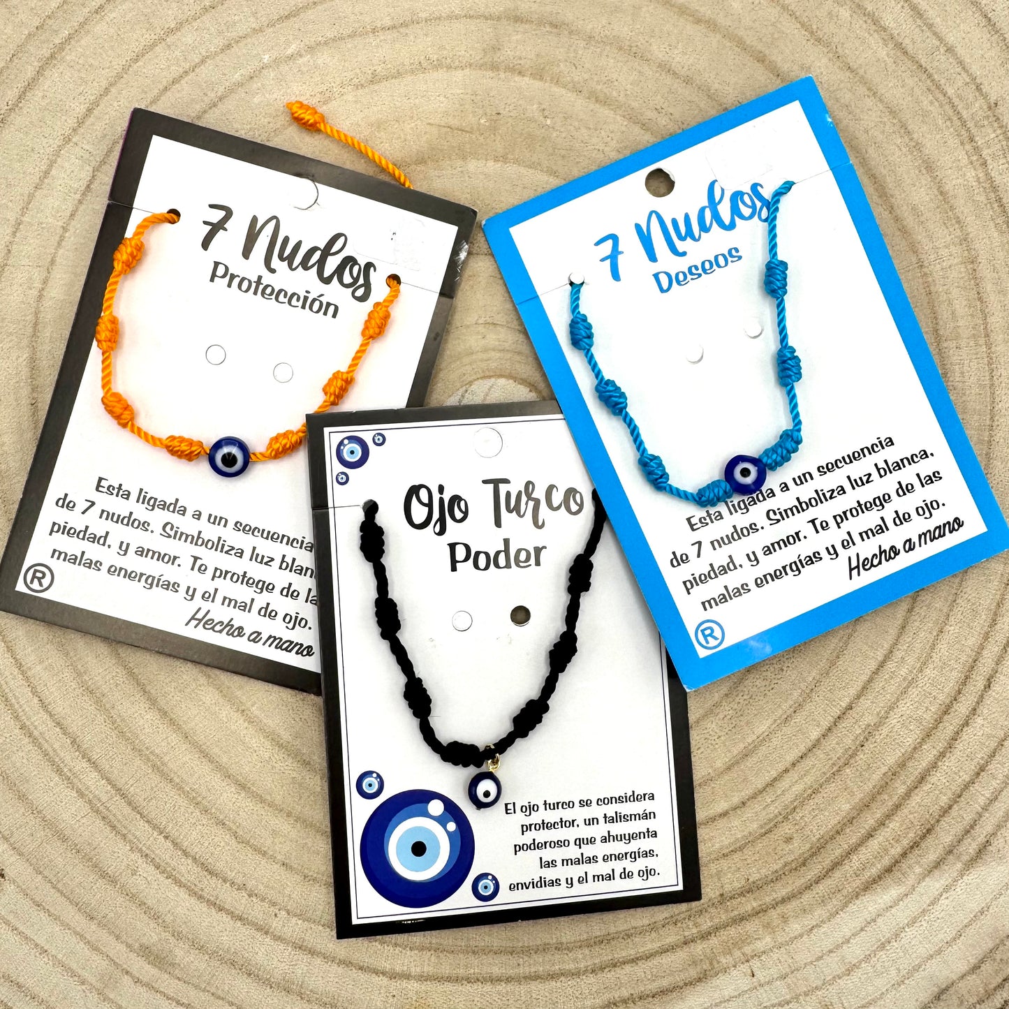 Pulseira 7 Nos com Olho Laranja