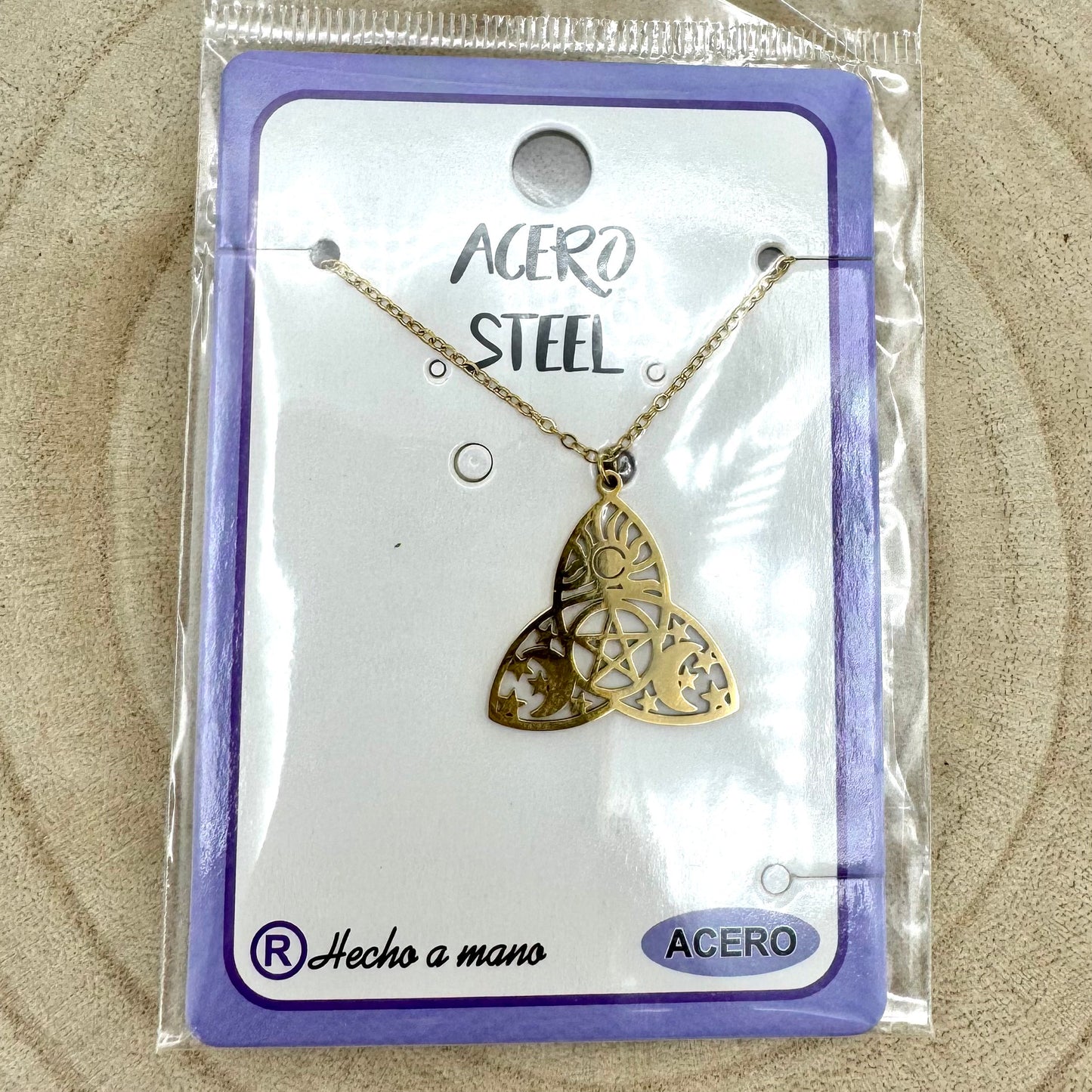 Fio Aço Inox Simbolos (Dourado) VARIEDADES