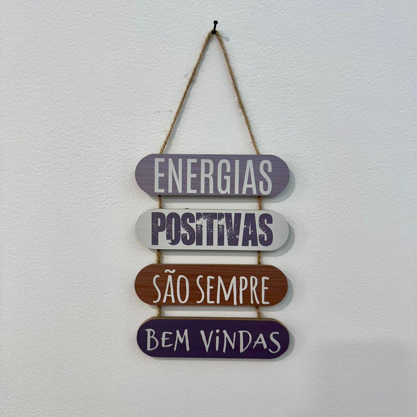 Placa Decorative Energias Positivas