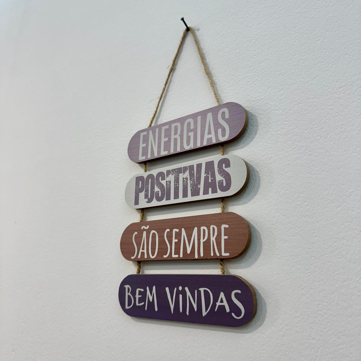 Placa Decorative Energias Positivas