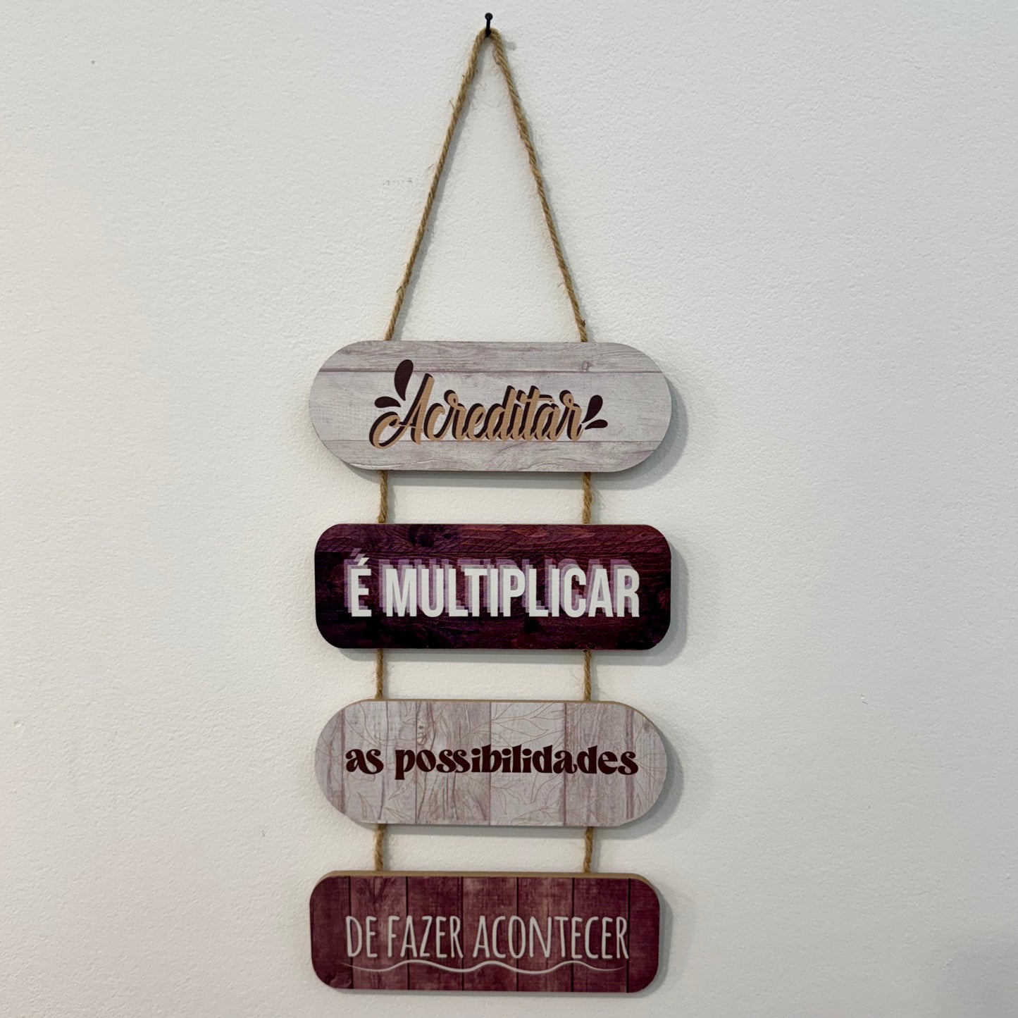 Placa Parede MDF (51x21cm)