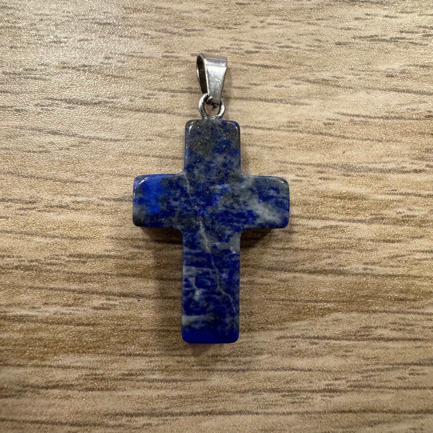 Cruz Pedra Lápis Lazuli