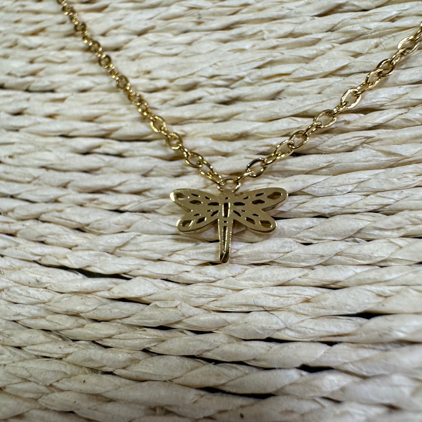 Fio Libélula Mini Dourado