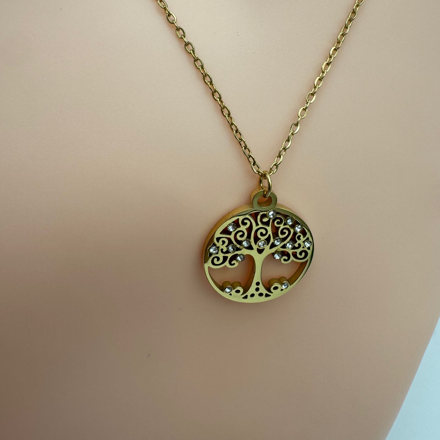 Fio Árvore da Vida Brilhantes Dourado