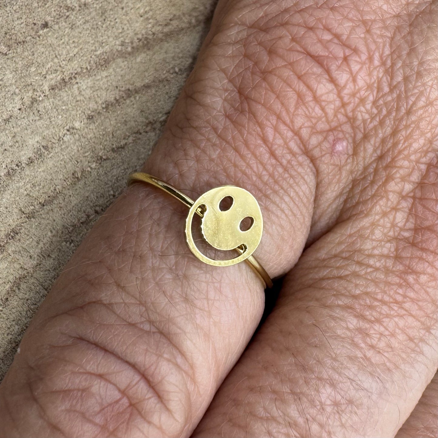 Anel Smile Dourado