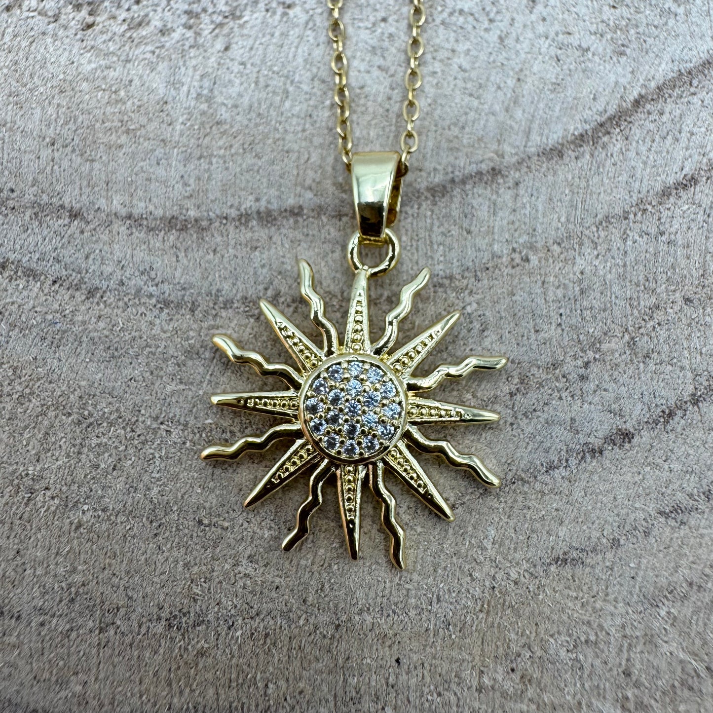 Fio Sol Brilhantes Dourado (Oferta Brincos)