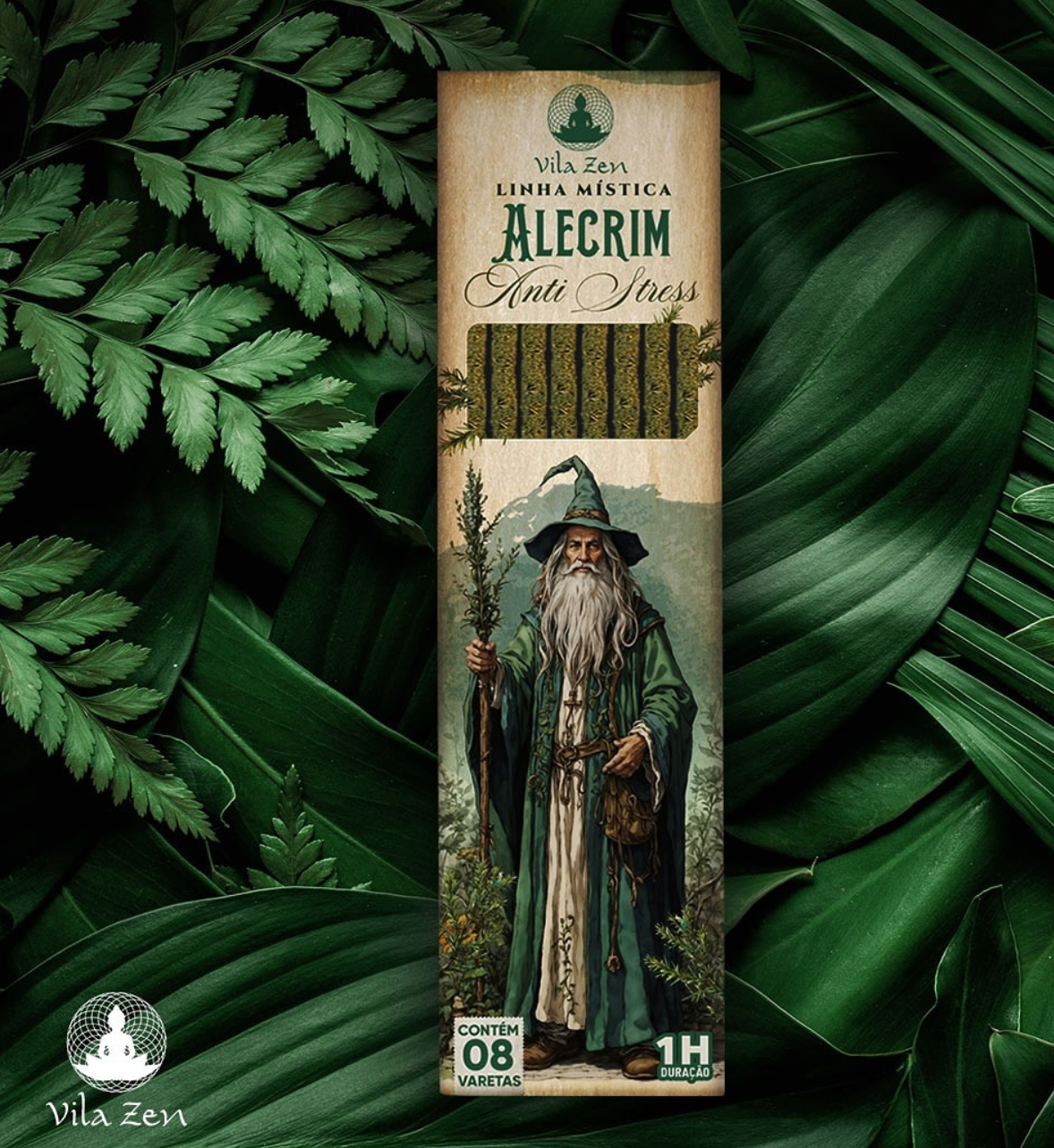 Incenso Vila Zen Alecrim - ANTI STRESS (Alto Astral)
