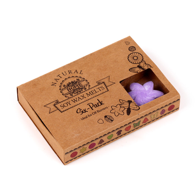 Conjunto de 6 Ceras Artesanais Aromaticas - Campos de Lavanda