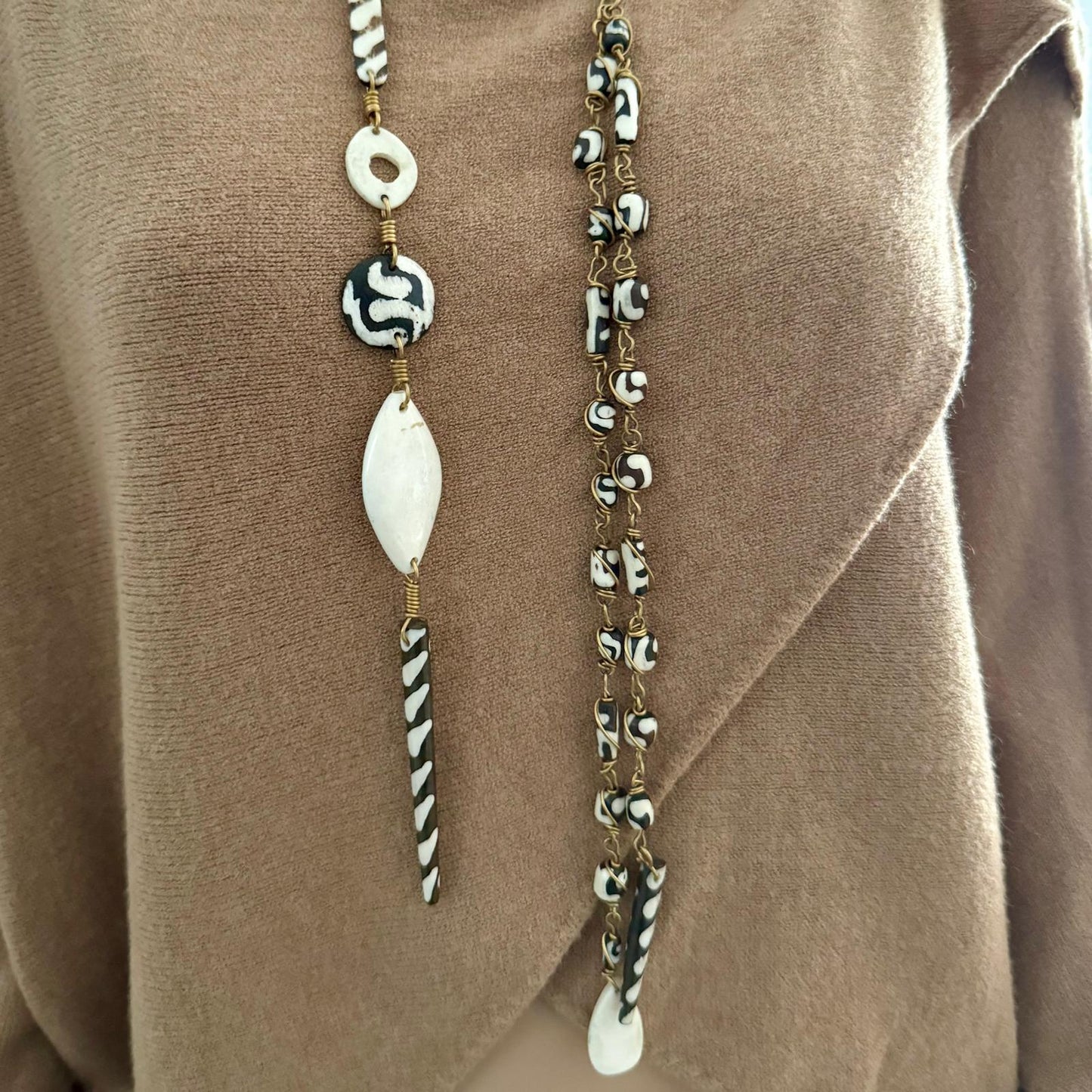 Colar Duplo Cair (Variedades) Estilo 4