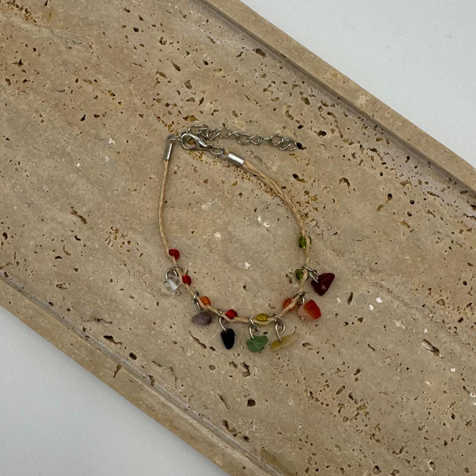 Pulseira Cascalho Mix de Pedras