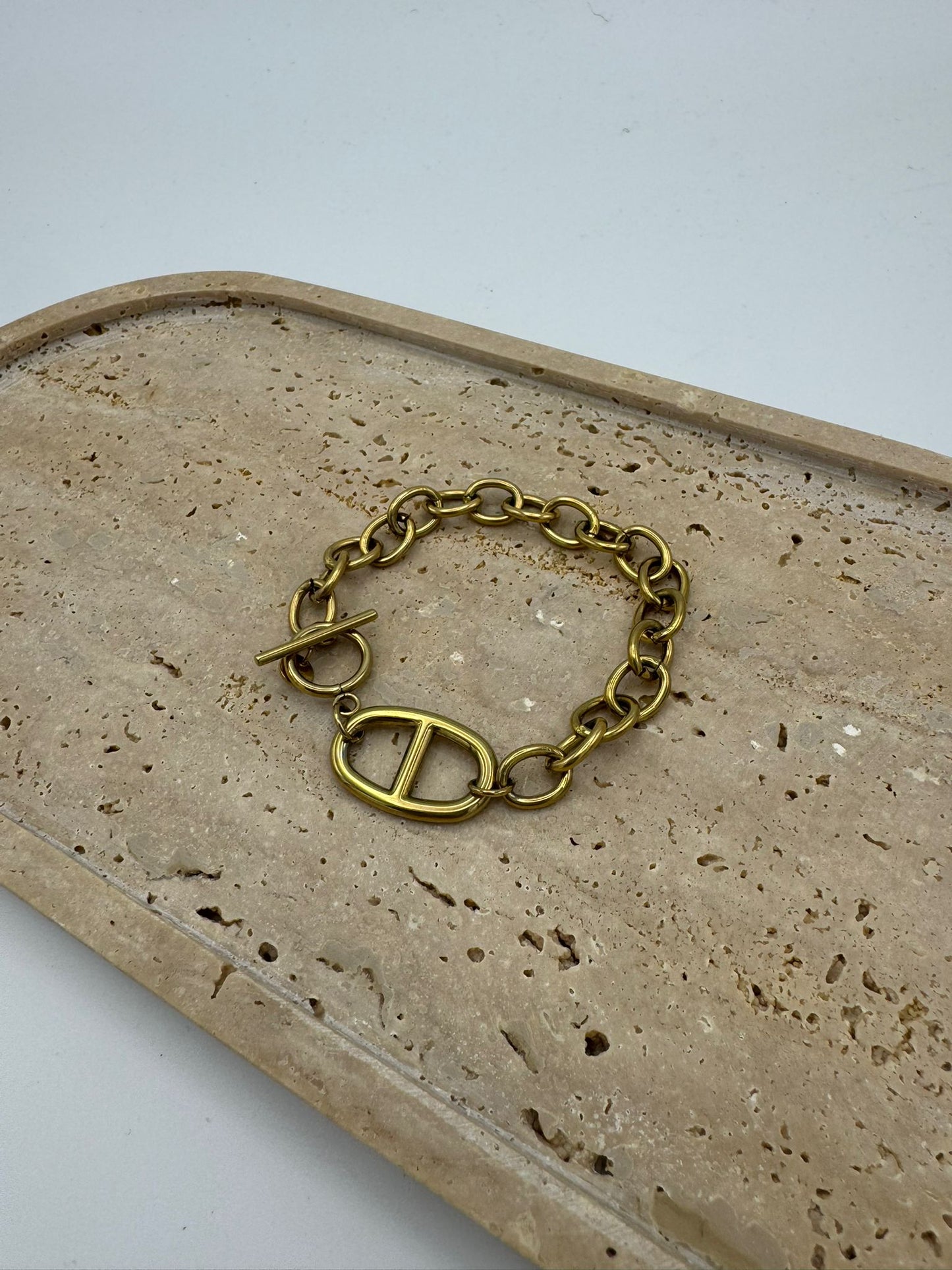 Pulseira Cadeado Aço 3 Cores (VARIEDADES) Prateados