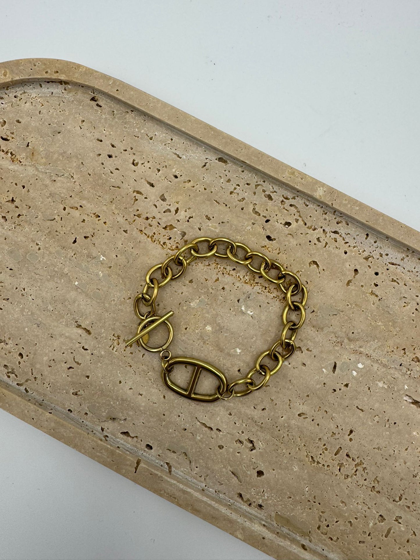 Pulseira Cadeado Aço 3 Cores (VARIEDADES) Prateados