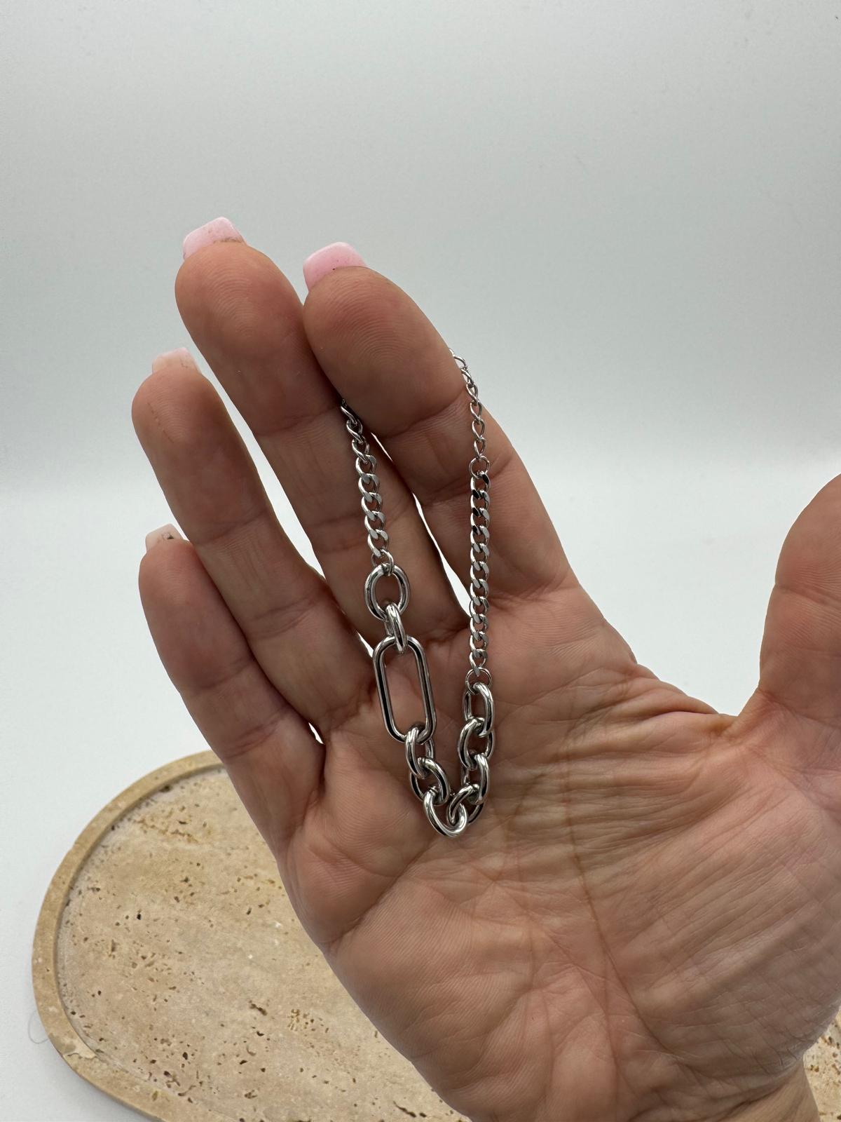 Pulseira Cadeado Aço 3 Cores (VARIEDADES) Prateados