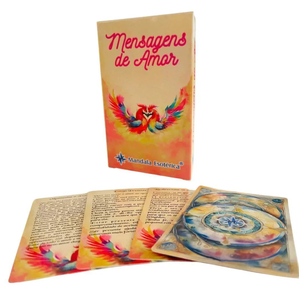 Mensagens de Amor - 56 Cartas Lâminadas