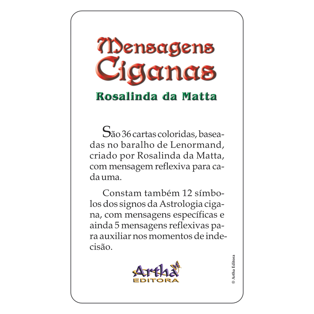 Mensagens Ciganas - 53 Cartas