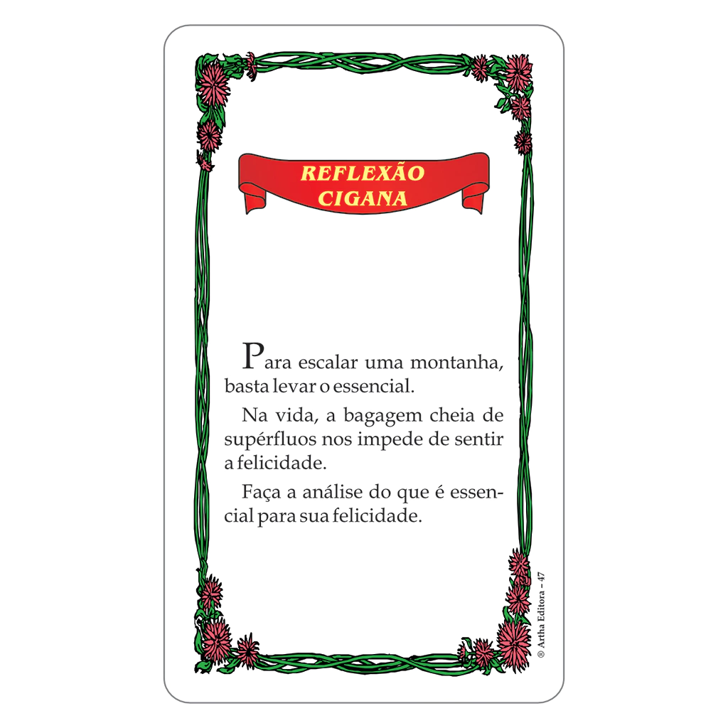 Mensagens Ciganas - 53 Cartas