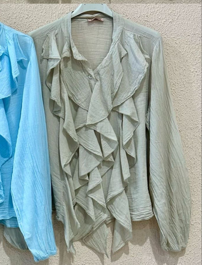 Camisa Folhos (Variedades)