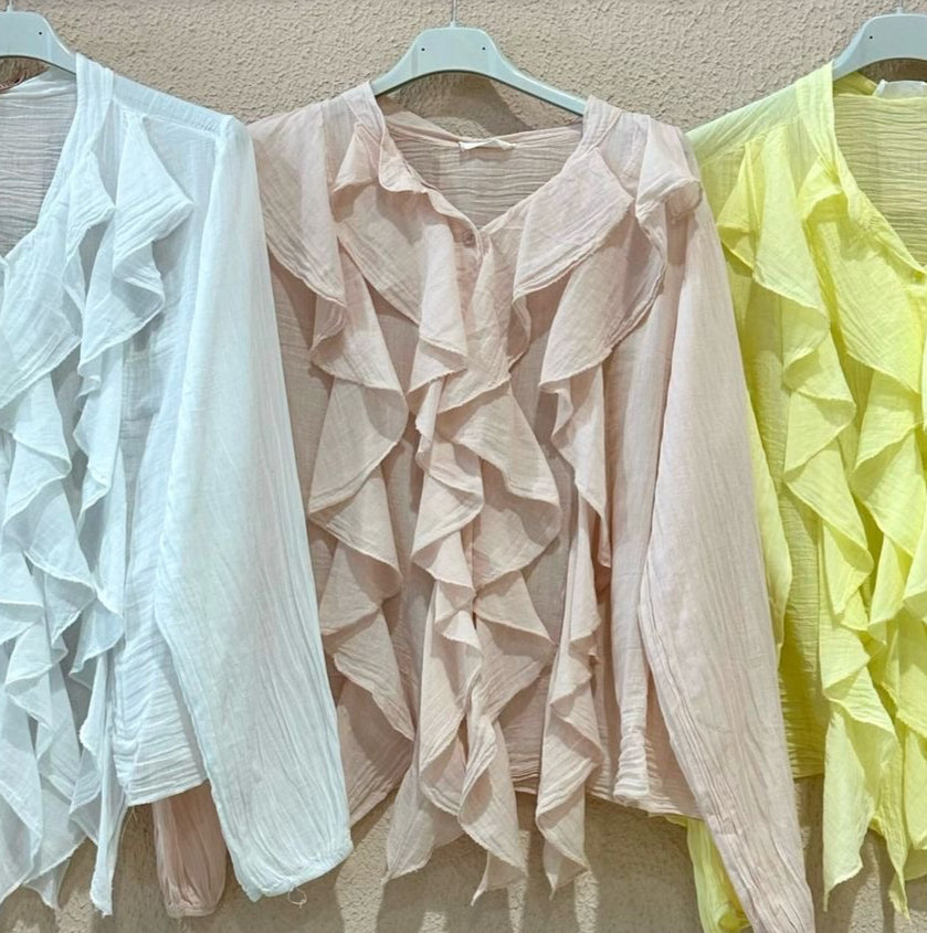 Camisa Folhos (Variedades)
