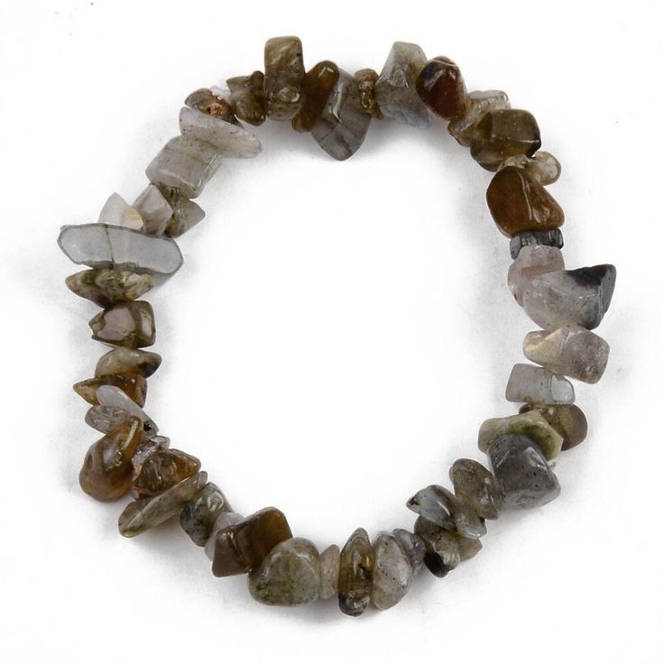 Pulseira Cascalho Labradorite