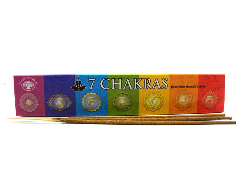 Incenso Green Tree 7 Chakras Masala