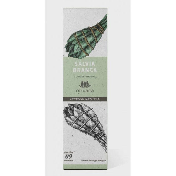 Incenso Nirvana Sálvia Branca