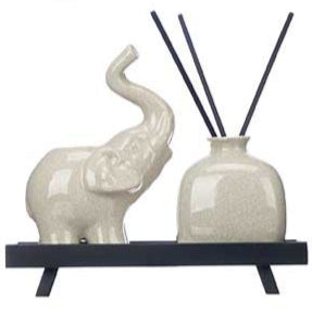 Difusor Ambientador 3 Varas Elefante (Branco)