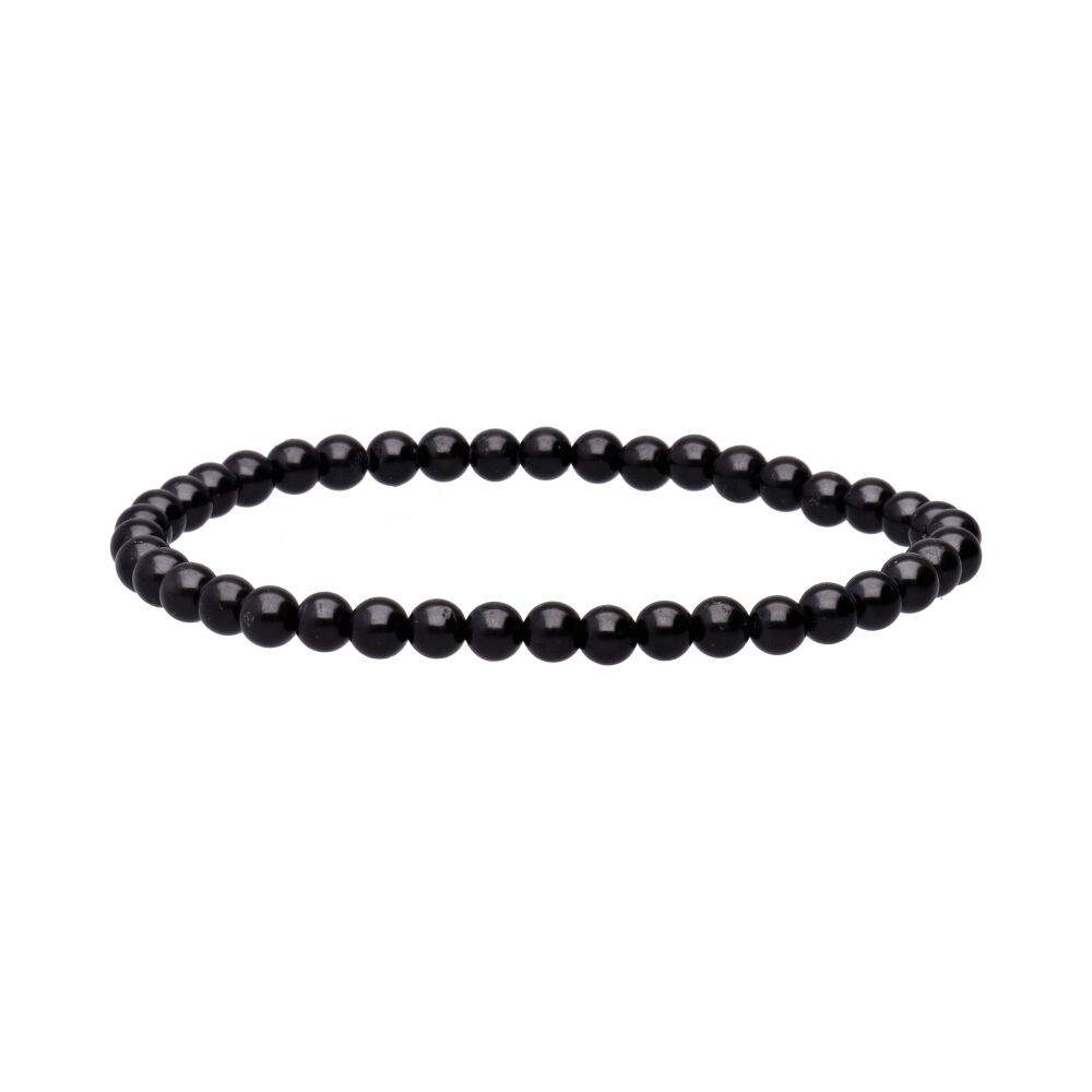 Pulseira Turmalina Negra 4mm