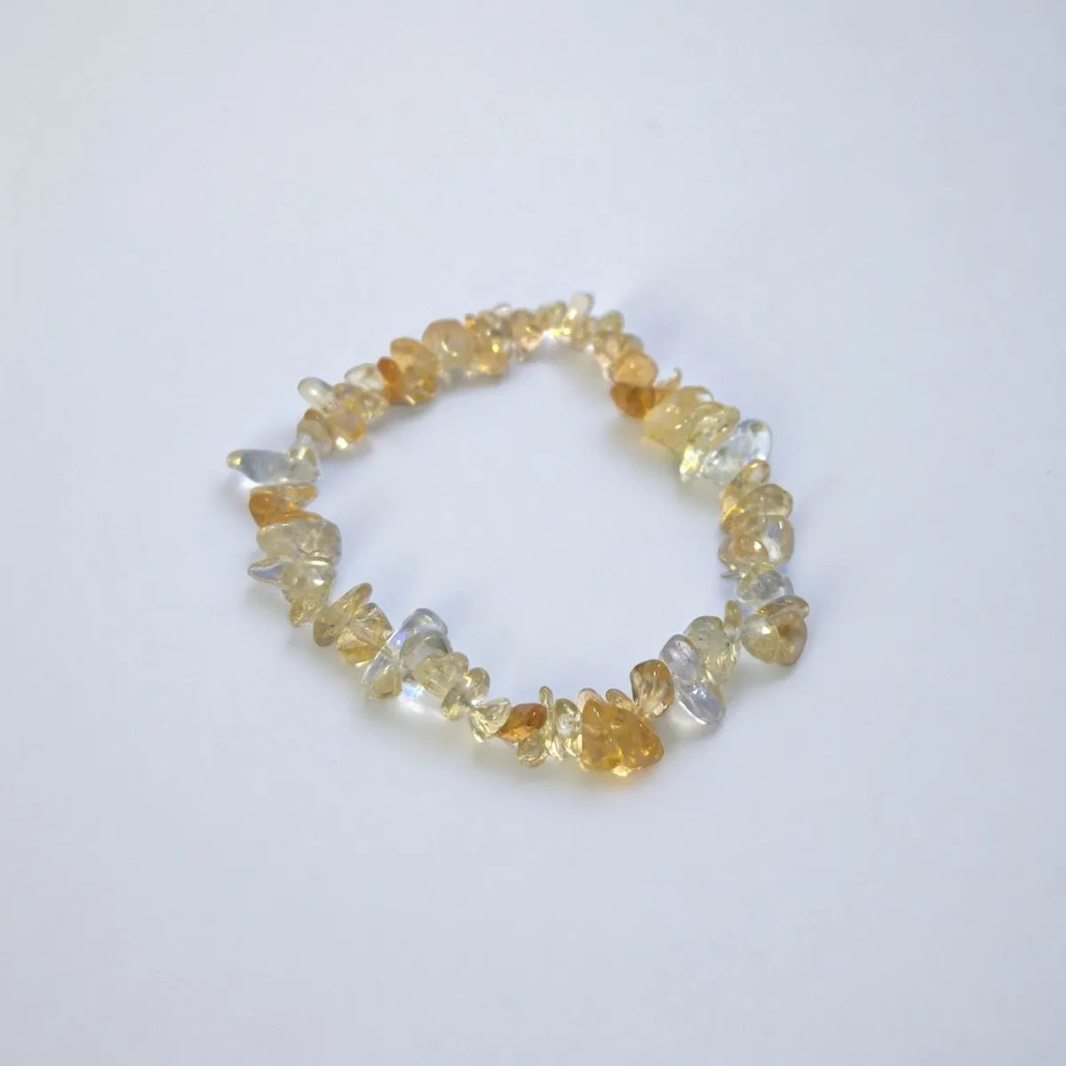 Pulseira Cascalho Citrino
