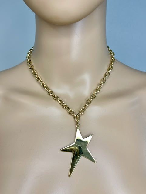 Fio Estrela Grande Dourado