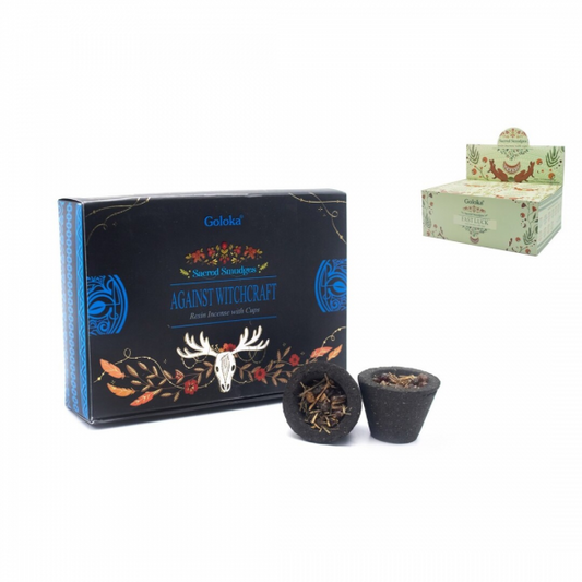 Copos Carvão/Resina Goloka Contra Bruxaria (6pcs)
