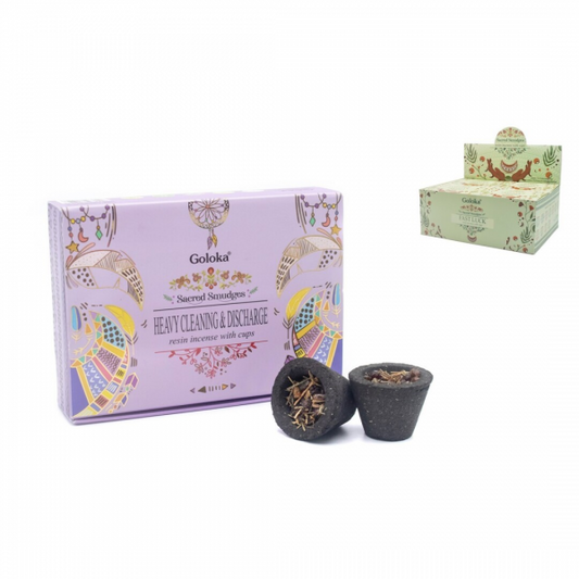 Copos Carvão/Resina Goloka Limpeza e Descarga (6pcs)