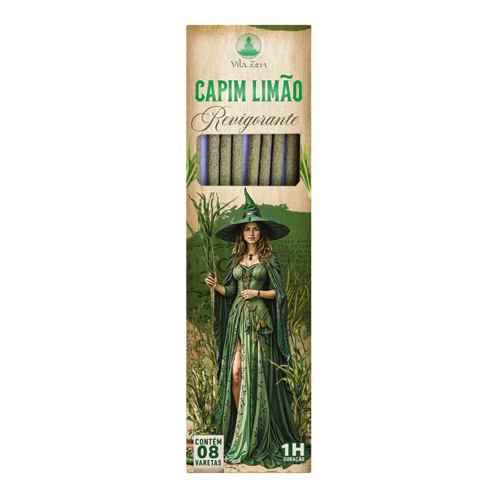 Incenso Vila Zen Capim Limão - Revigorante