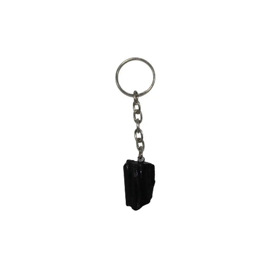 Portachaves Metal com Turmalina Negra