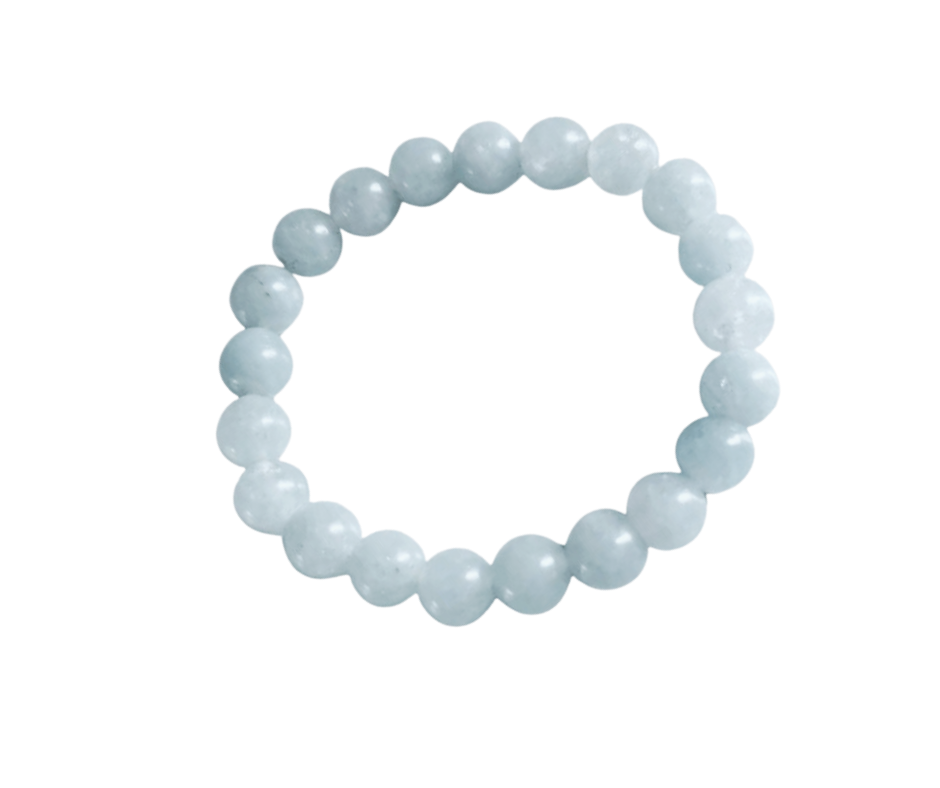 Pulseira Água Marinha 8mm