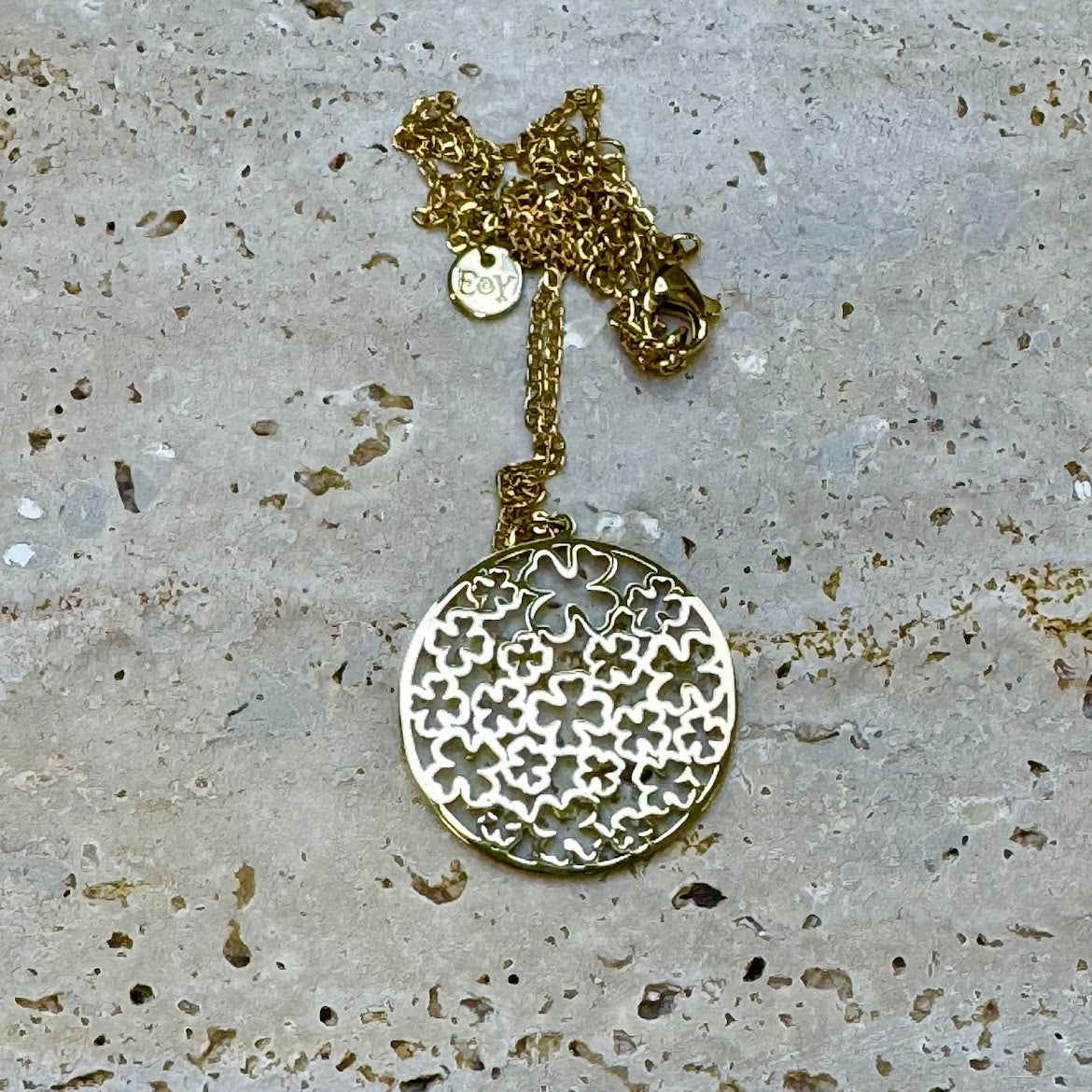 Colar de Aço (Coração, Boa Sorte, Mama, Libelinha) Mama Pequena