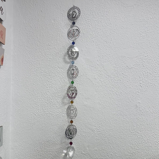 Pendente Metal 7 Chakras +/- 85cm