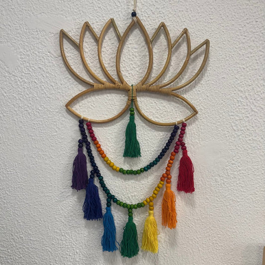 Caça Sonhos, Flor Lotus (30x62cm)