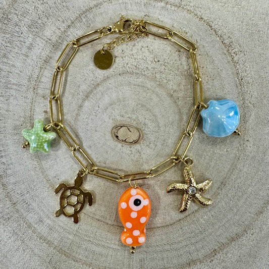 Pulseiras Marinhas (Tartaruga, Peixinho) Peixinho