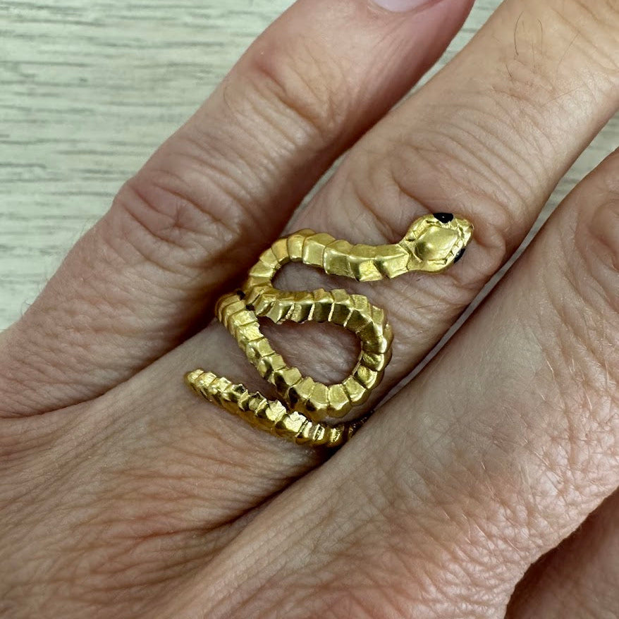 Anel de Cobra (Dourado)