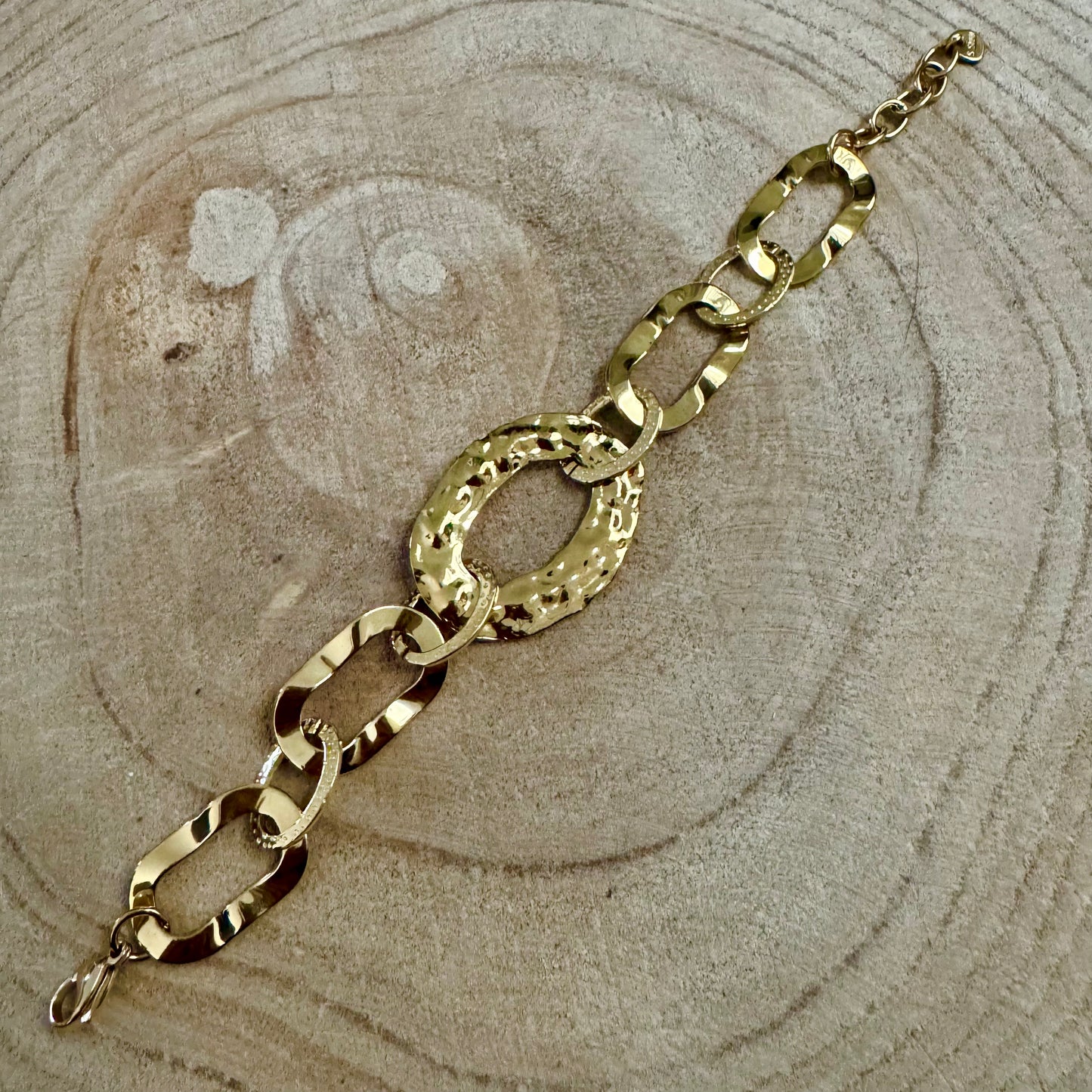 Pulseira Larga Argola Grande