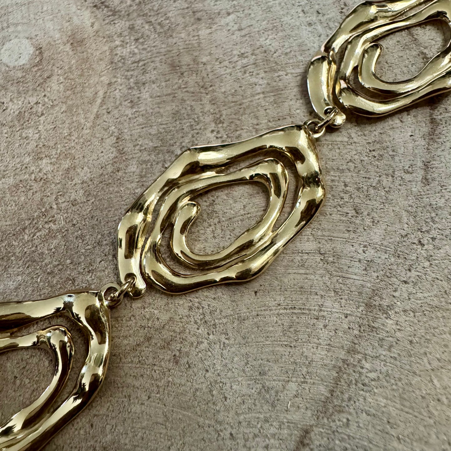 Pulseira Larga Argolas Uniformes