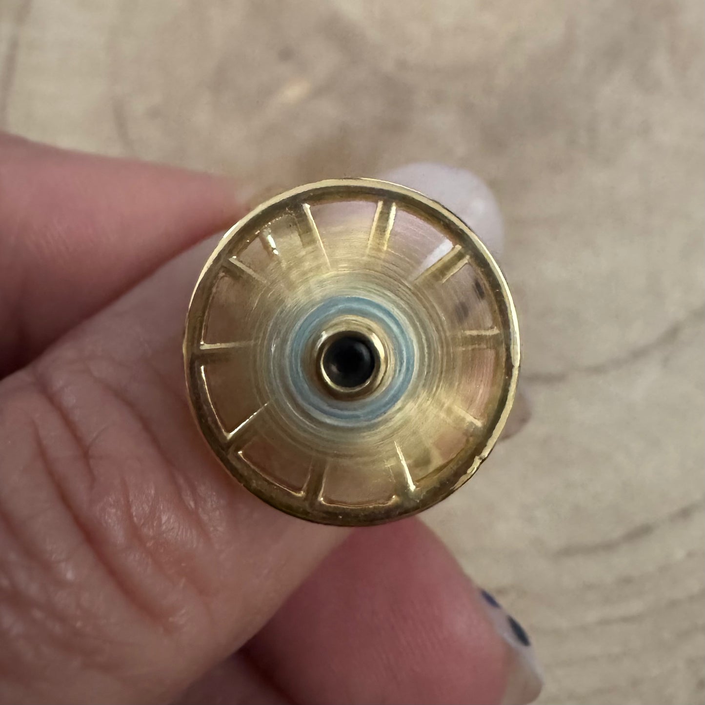 Anel Olho Rotativo Dourado