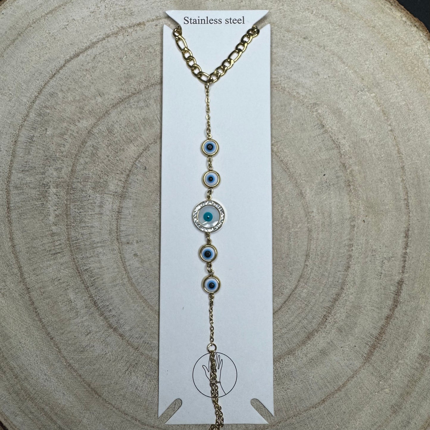 Pulseira de Dedo Olho Grego