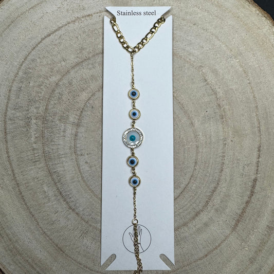 Pulseira de Dedo Olho Grego