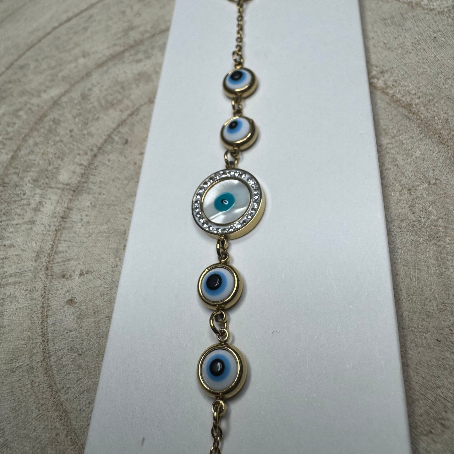 Pulseira de Dedo Olho Grego