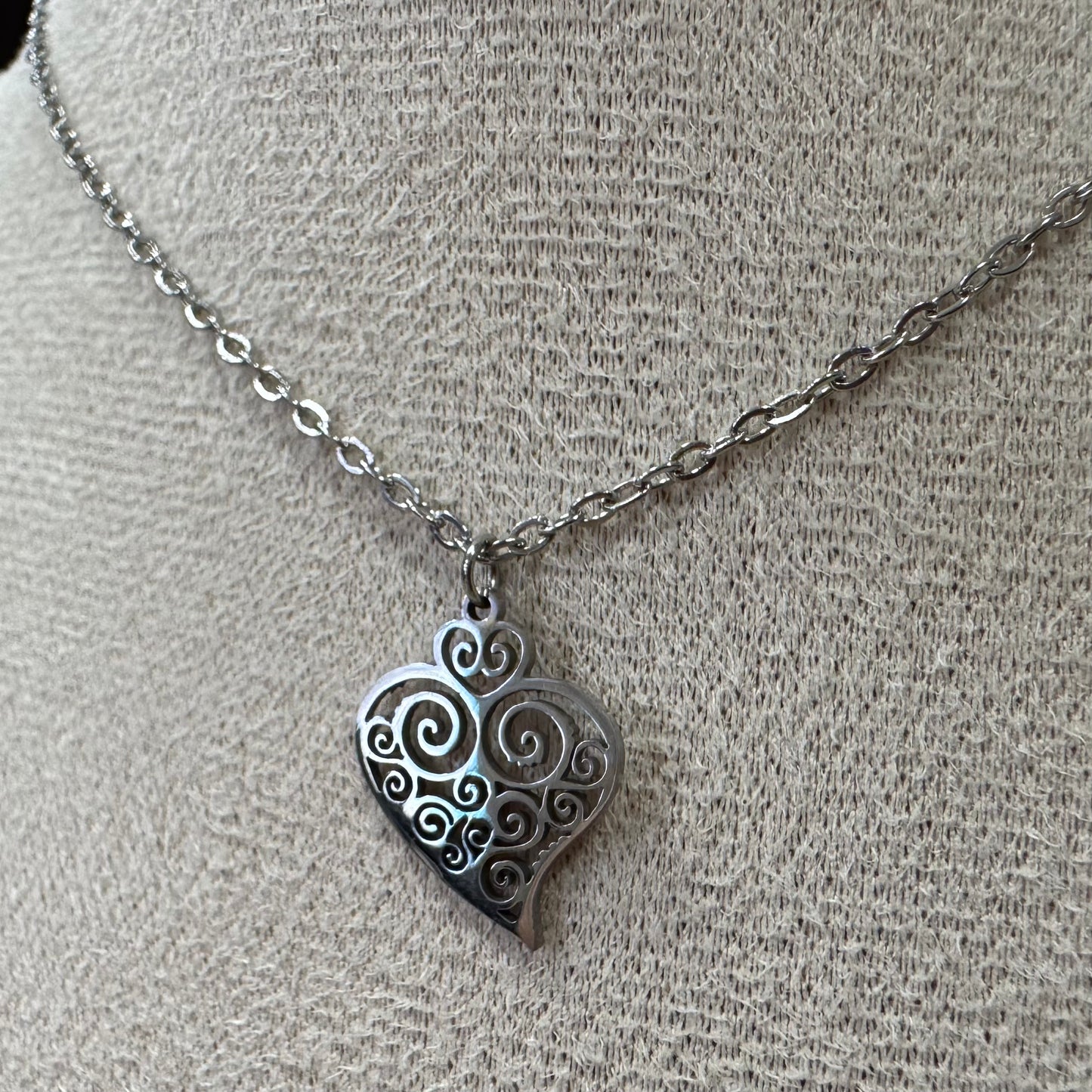 Fio Coração Viana Prateado