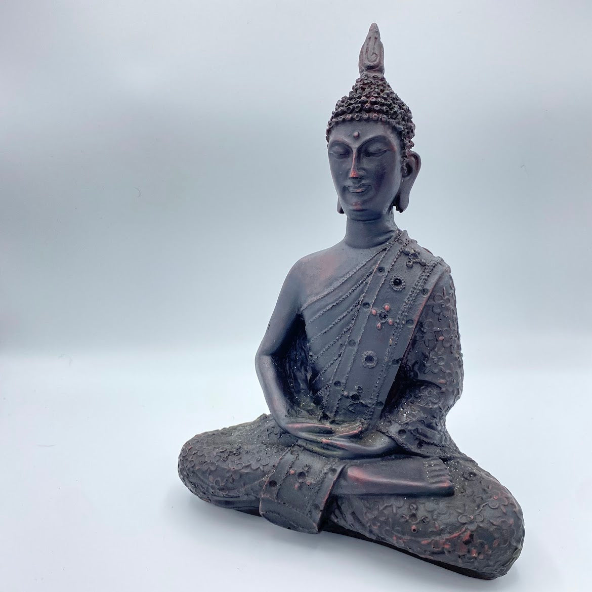 Buddha Sentado Estatueta (19.5x27cm)