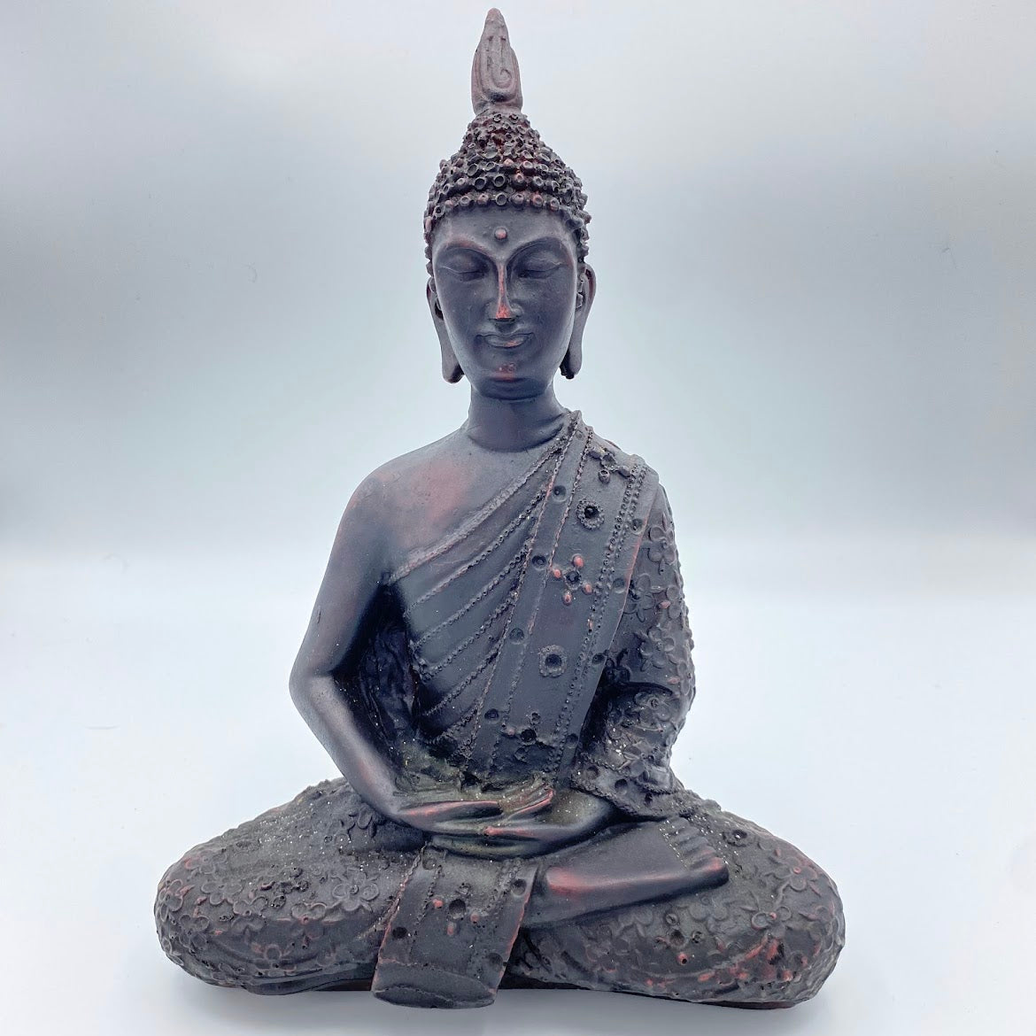 Buddha Sentado Estatueta (19.5x27cm)